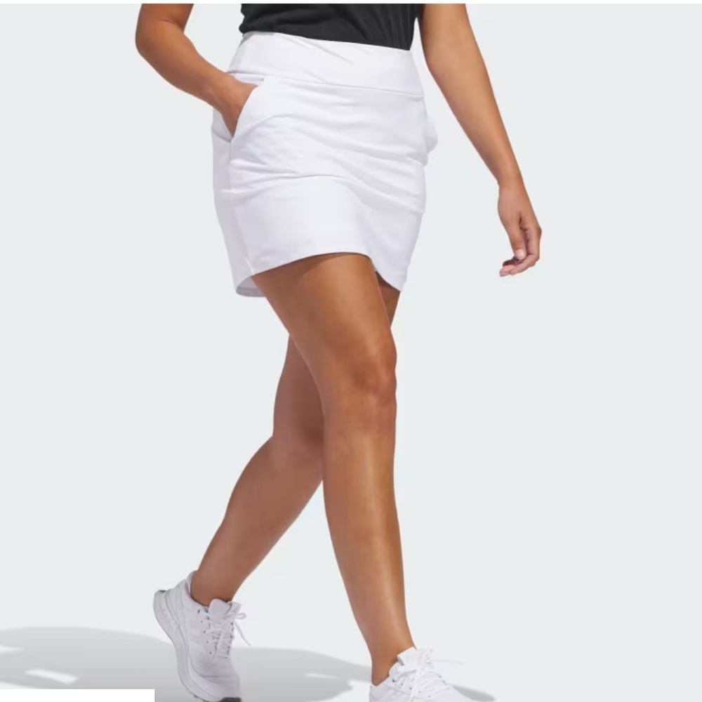 White Solid Skort - image 3